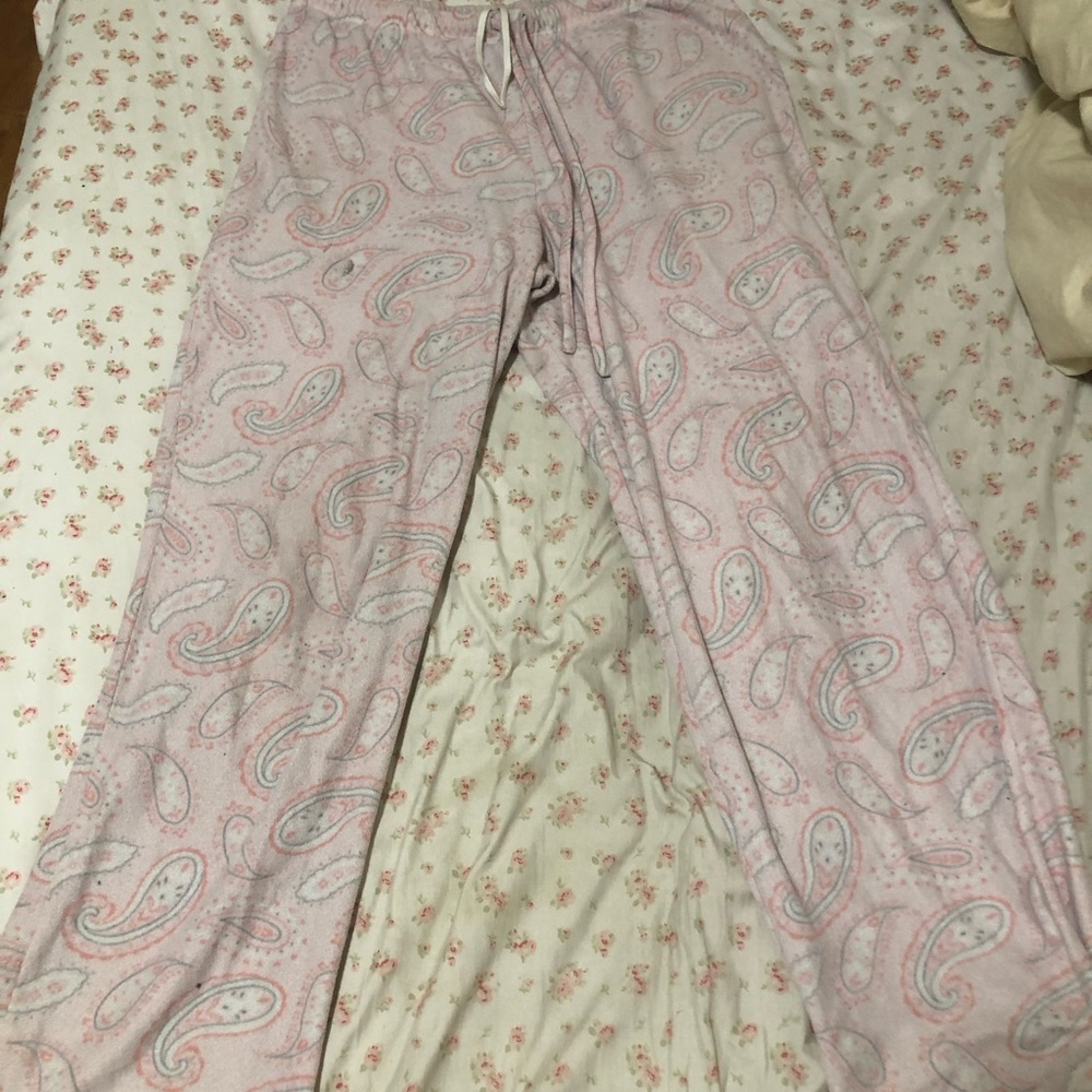 Pink Paisley Pajama Pants